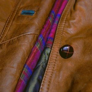 Vintage Winlit Brown Leather Riding Jacket M